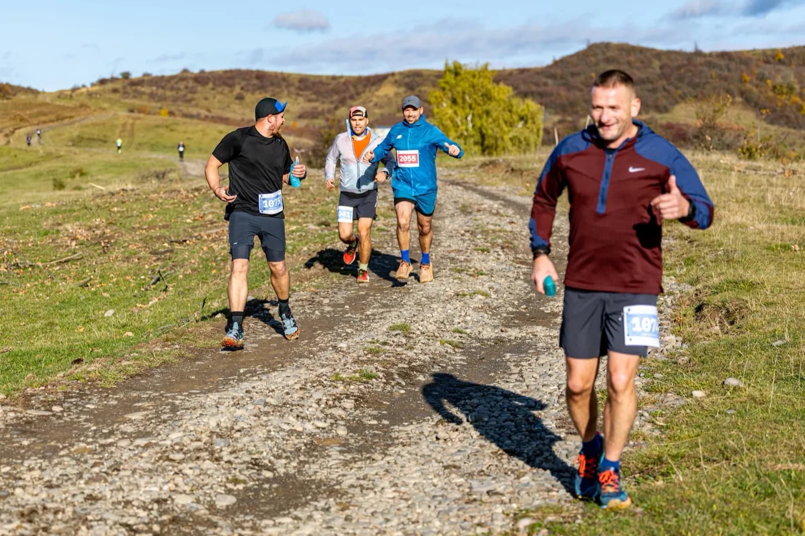 Atmosfera de la linia de finish Monor Trail Run 2025