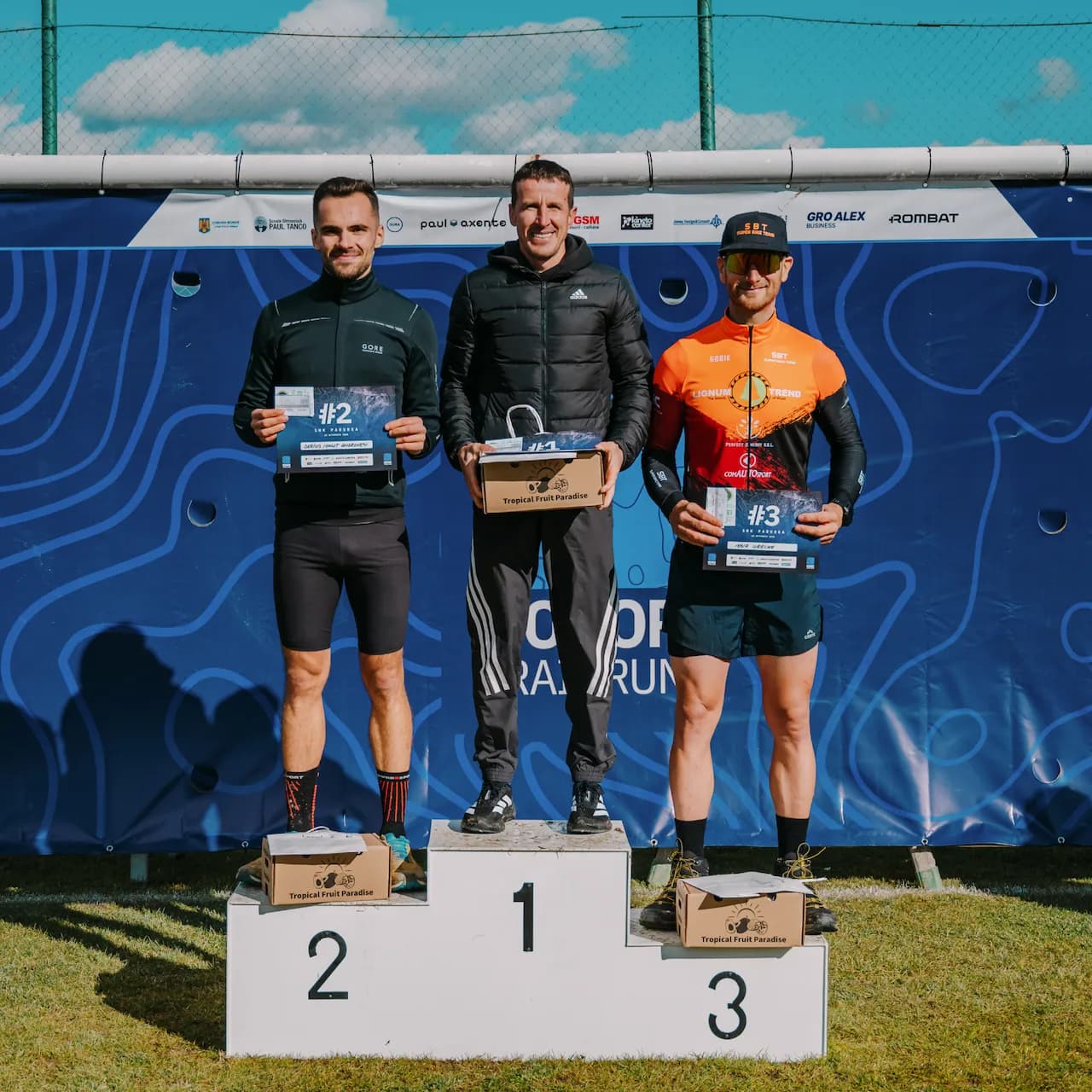 Podiumul cursei Pădurea by GB Instaplan la Monor Trail Run 2025, fotografia 1